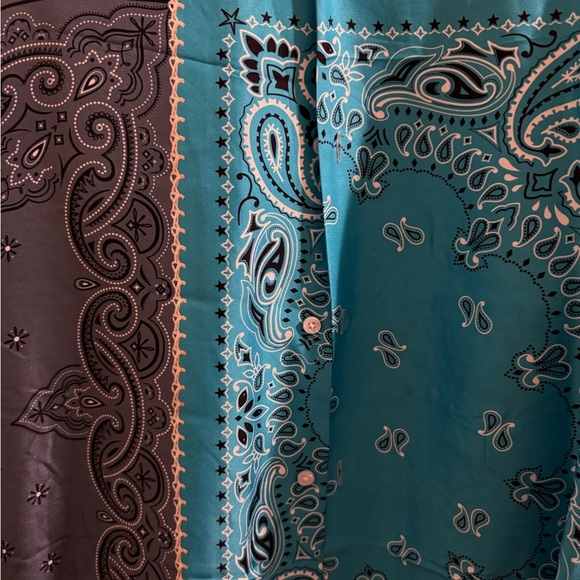 AMIRI
bandana-print "Blue" silk shirt - Picture 2 of 4